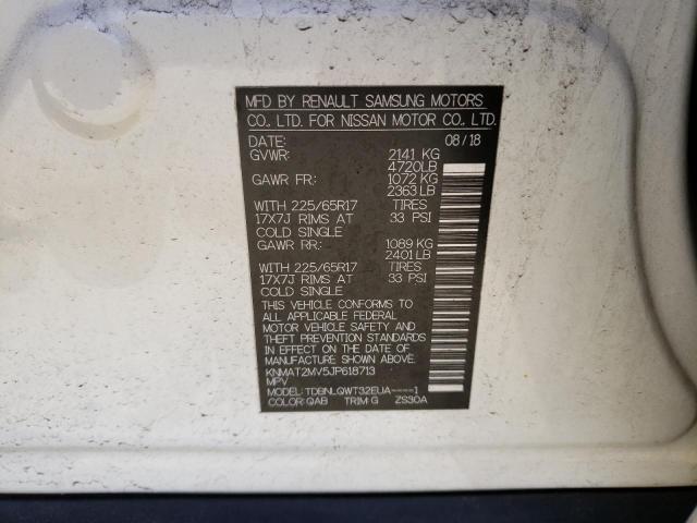 2018 NISSAN ROGUE S KNMAT2MV5JP618713