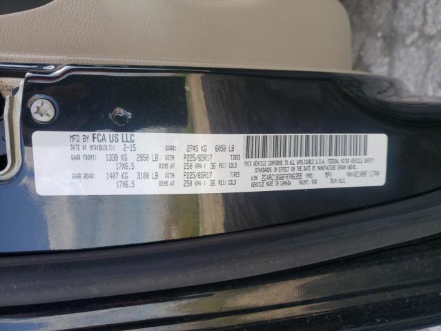 2015 CHRYSLER TOWN & COU 2C4RC1BG8FR706355