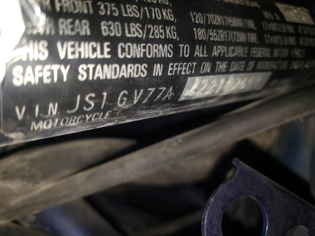 2002 SUZUKI GSF1200 BA JS1GV77A422102653