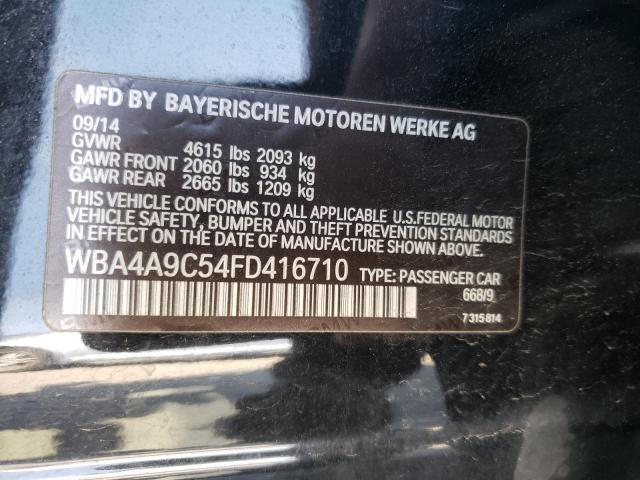 2015 BMW 428 I GRAN WBA4A9C54FD416710