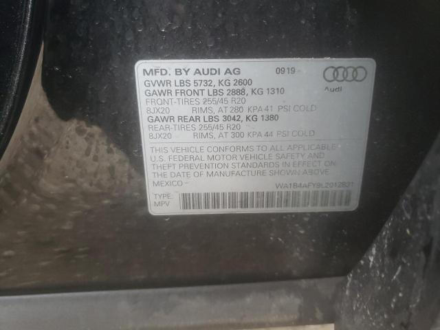 2020 AUDI SQ5 PREMIU WA1B4AFY9L2012831