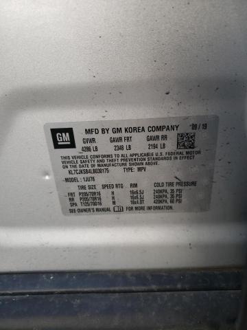 2020 CHEVROLET TRAX LS KL7CJKSB4LB030175