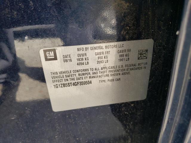 2016 CHEVROLET MALIBU LS 1G1ZB5ST4GF359504
