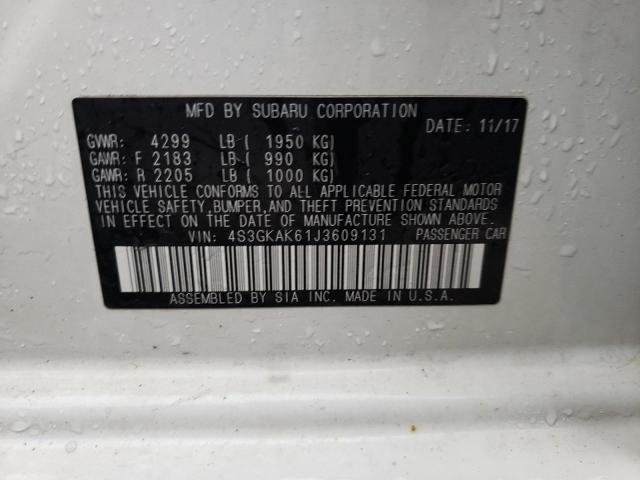 2018 SUBARU IMPREZA SP 4S3GKAK61J3609131