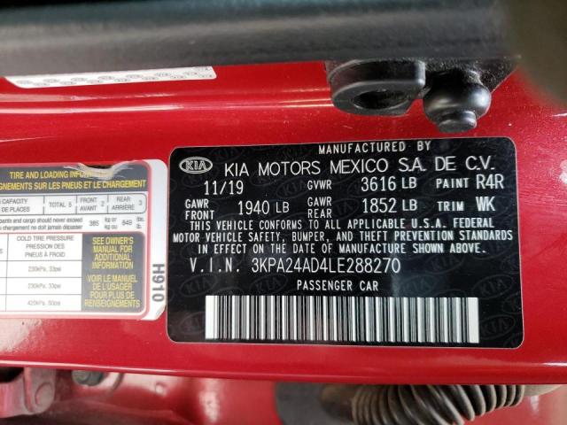 2020 KIA RIO LX 3KPA24AD4LE288270