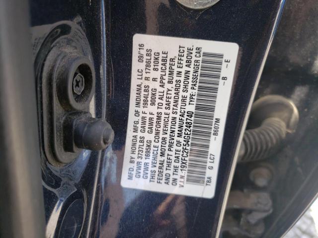 2016 HONDA CIVIC LX 19XFC2F54GE248740
