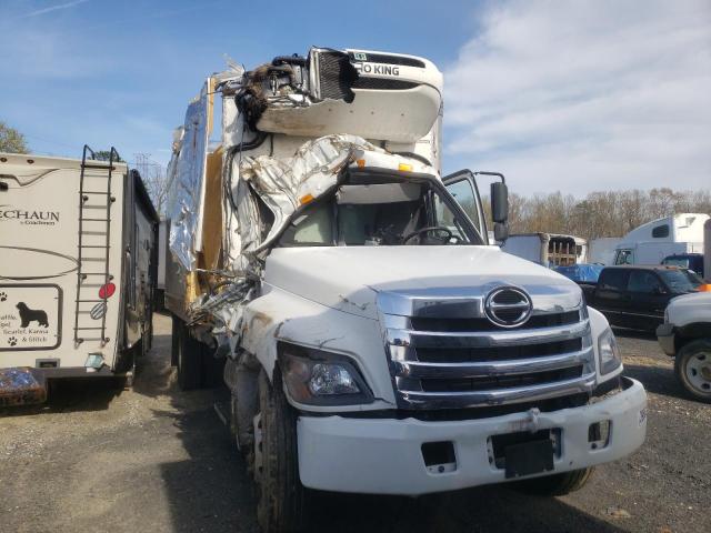 Salvage trucks for sale at Glassboro, NJ auction: 2020 Hino 258 268