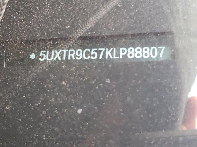 2019 BMW X3 XDRIVE3 5UXTR9C57KLP88807