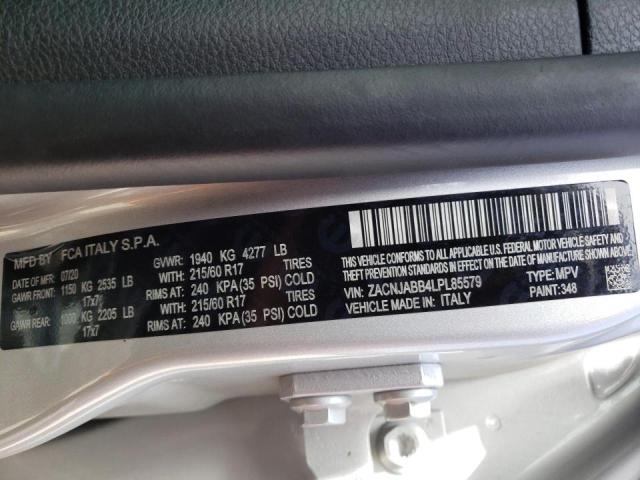 2020 JEEP RENEGADE L ZACNJABB4LPL85579