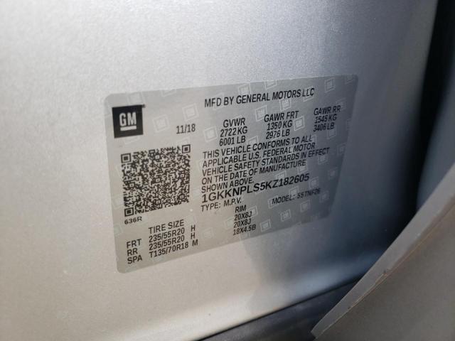 2019 GMC ACADIA DEN 1GKKNPLS5KZ182605