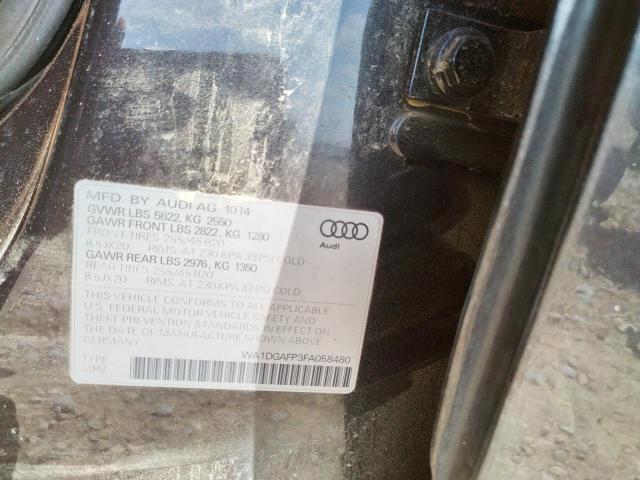 2015 AUDI Q5 PREMIUM WA1DGAFP3FA058480