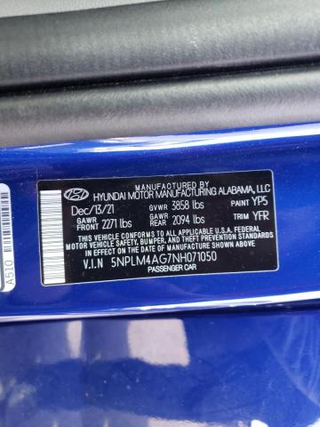 2022 HYUNDAI ELANTRA SE 5NPLM4AG7NH071050