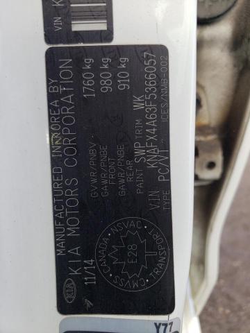 2015 KIA FORTE LX KNAFX4A63F5366057