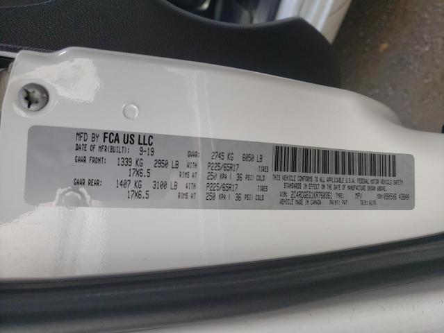 2019 DODGE GRAND CARA 2C4RDGEG1KR760361