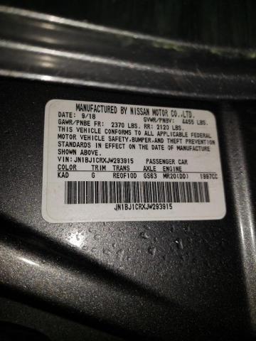 2018 NISSAN ROGUE SPOR JN1BJ1CRXJW293915
