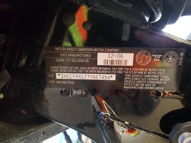 2007 HARLEY-DAVIDSON FLHRCI 1HD1FR4127Y667494