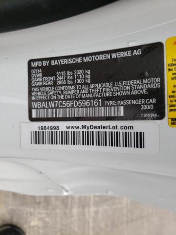 2015 BMW 640 I WBALW7C56FD596161