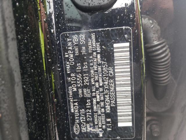 2017 GENESIS G80 ULTIMA KMHGN4JFXHU210857