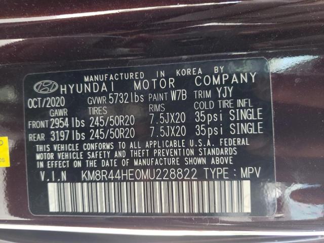 2021 HYUNDAI PALISADE S KM8R44HE0MU228822