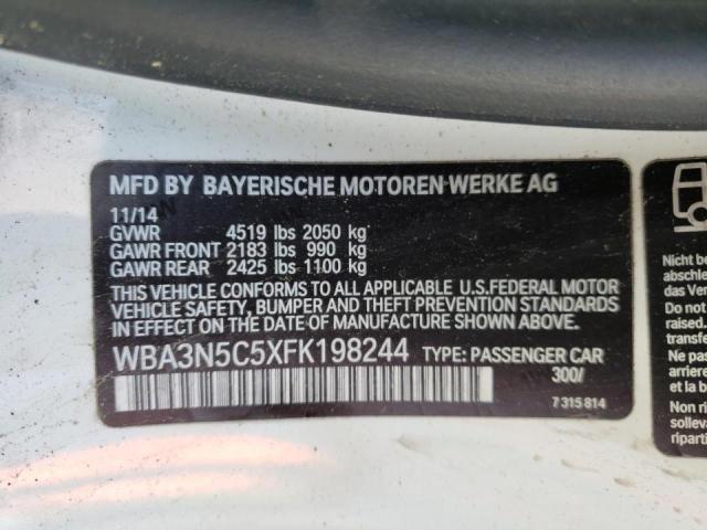 2015 BMW 428 XI WBA3N5C5XFK198244