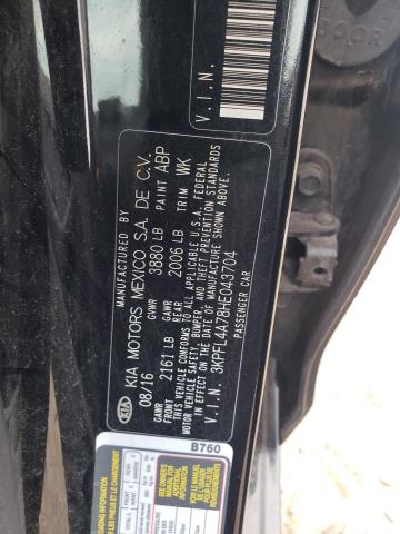 2017 KIA FORTE LX 3KPFL4A78HE043704