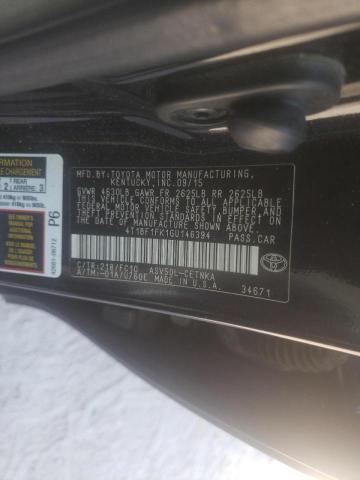 2016 TOYOTA CAMRY LE 4T1BF1FK1GU146394