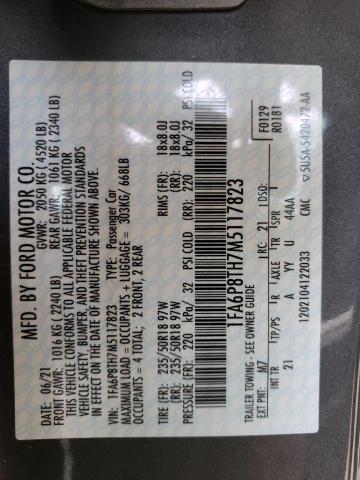 2021 FORD MUSTANG 1FA6P8TH7M5117823
