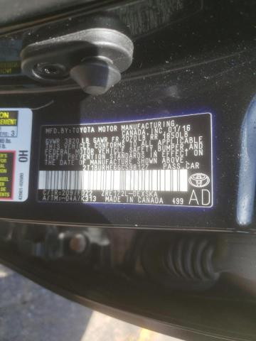 2016 TOYOTA COROLLA L 2T1BURHE6GC598127