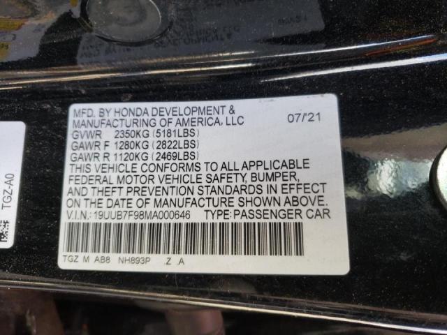 2021 ACURA TLX TYPE S 19UUB7F98MA000646