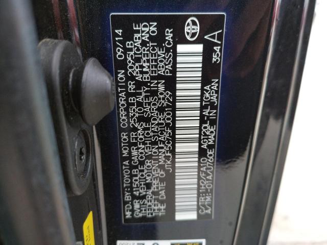 2015 TOYOTA SCION TC JTKJF5C75FJ001729