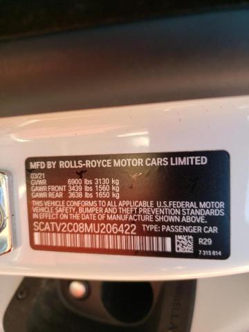 VIN SCATV2C08MU206422 2021 Rolls-Royce Ghost no.10