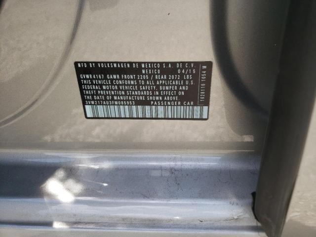 2015 VOLKSWAGEN GOLF 3VW217AU3FM085953