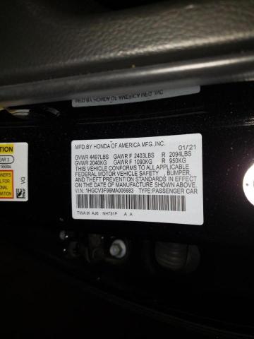 2021 HONDA ACCORD TOU 1HGCV3F96MA006683