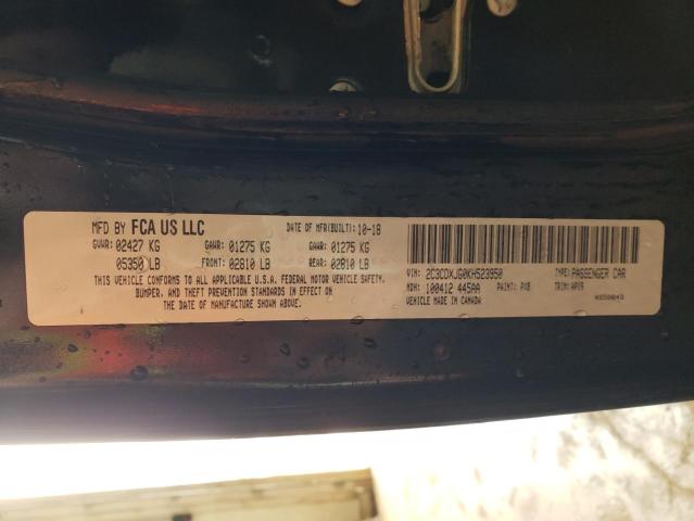 2019 DODGE CHARGER SX 2C3CDXJG0KH523950