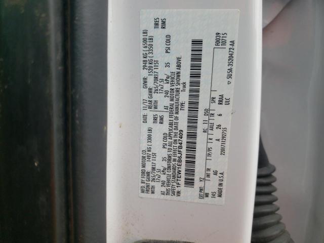 2018 FORD F150 SUPER 1FTEW1EB6JFB47409