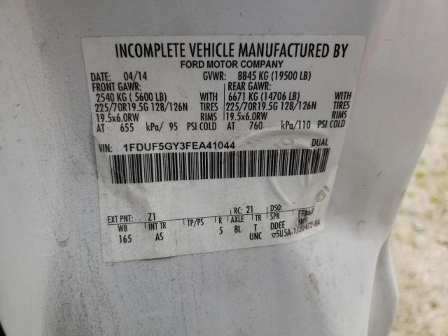 2015 FORD F550 SUPER 1FDUF5GY3FEA41044