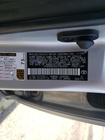 JTDKB20U567060244 Toyota Prius 2006. Фото: 9