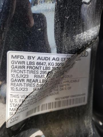2021 AUDI RS Q8 WU1ARBF18MD000495