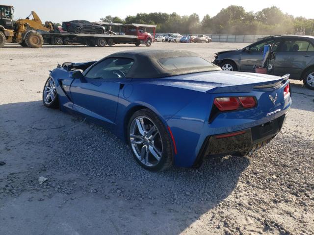 2016 CHEVROLET CORVETTE S 1G1YK3D7XG5118004