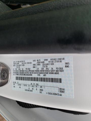 2021 FORD ESCAPE SE 1FMCU0G63MUA82456