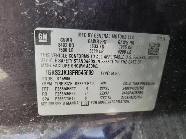 2015 GMC YUKON XL D 1GKS2JKJ3FR546699