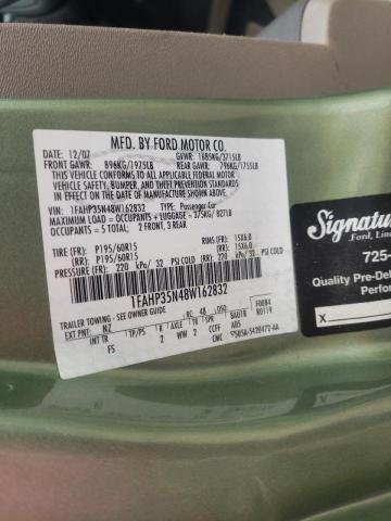 1FAHP35N48W162832 Ford Focus Se 2008. Фото: 9
