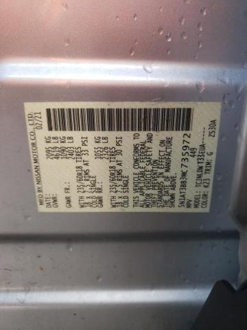 2021 NISSAN ROGUE SV 5N1AT3BB3MC735972