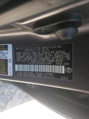 2017 TOYOTA CAMRY LE 4T1BF1FK3HU277280