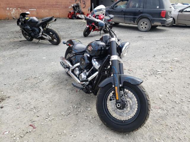 Salvage motorcycles for sale at Billerica, MA auction: 2019 Harley-Davidson Flsl