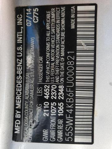 2015 MERCEDES-BENZ C-CLASS C3 55SWF4KB6FU000821