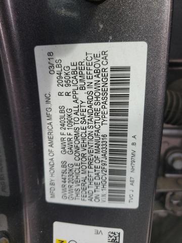 2018 HONDA ACCORD TOU 1HGCV2F97JA033316