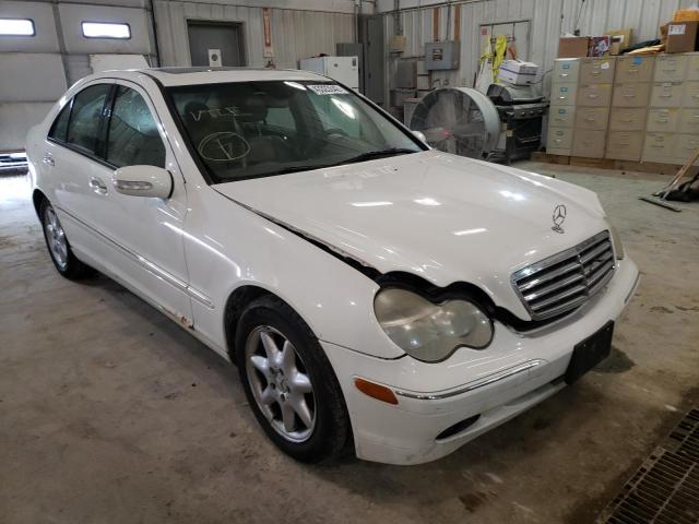 Mercedes-Benz salvage cars for sale: 2004 Mercedes-Benz C 240 4matic