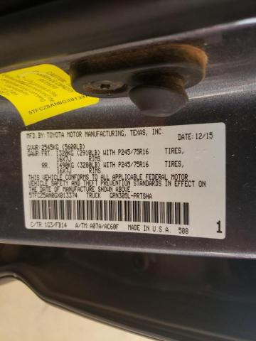 2016 TOYOTA TACOMA DOU 5TFCZ5AN0GX013374