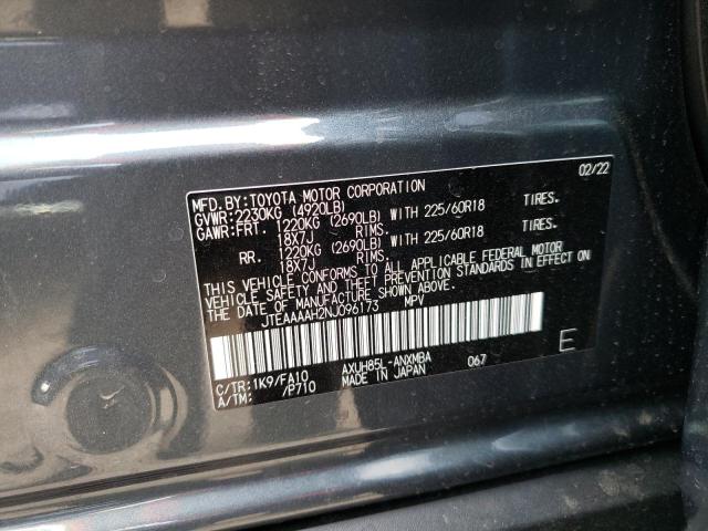 2022 TOYOTA VENZA LE A JTEAAAAH2NJ096173